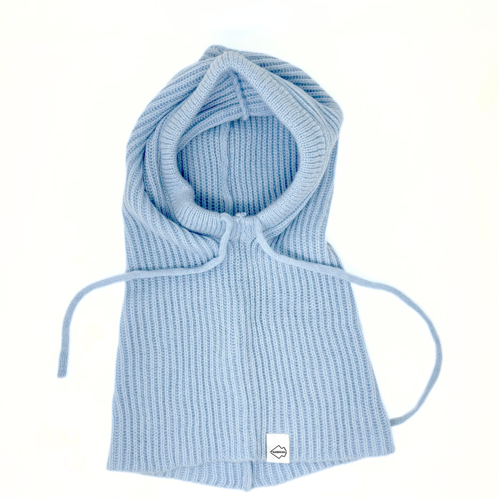 Light Blue Knit Balaclava