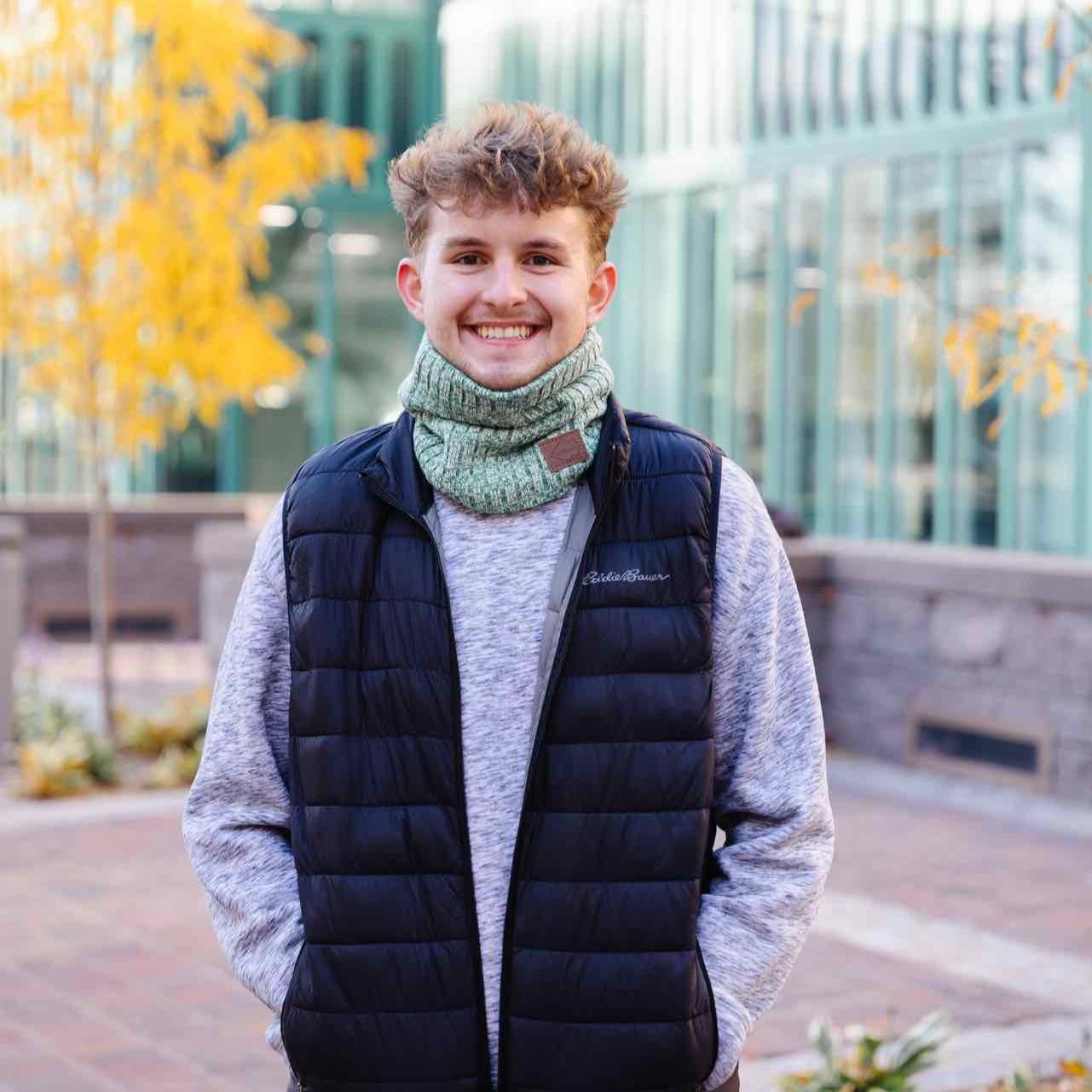 Marled Green Super-Soft Neck Warmer