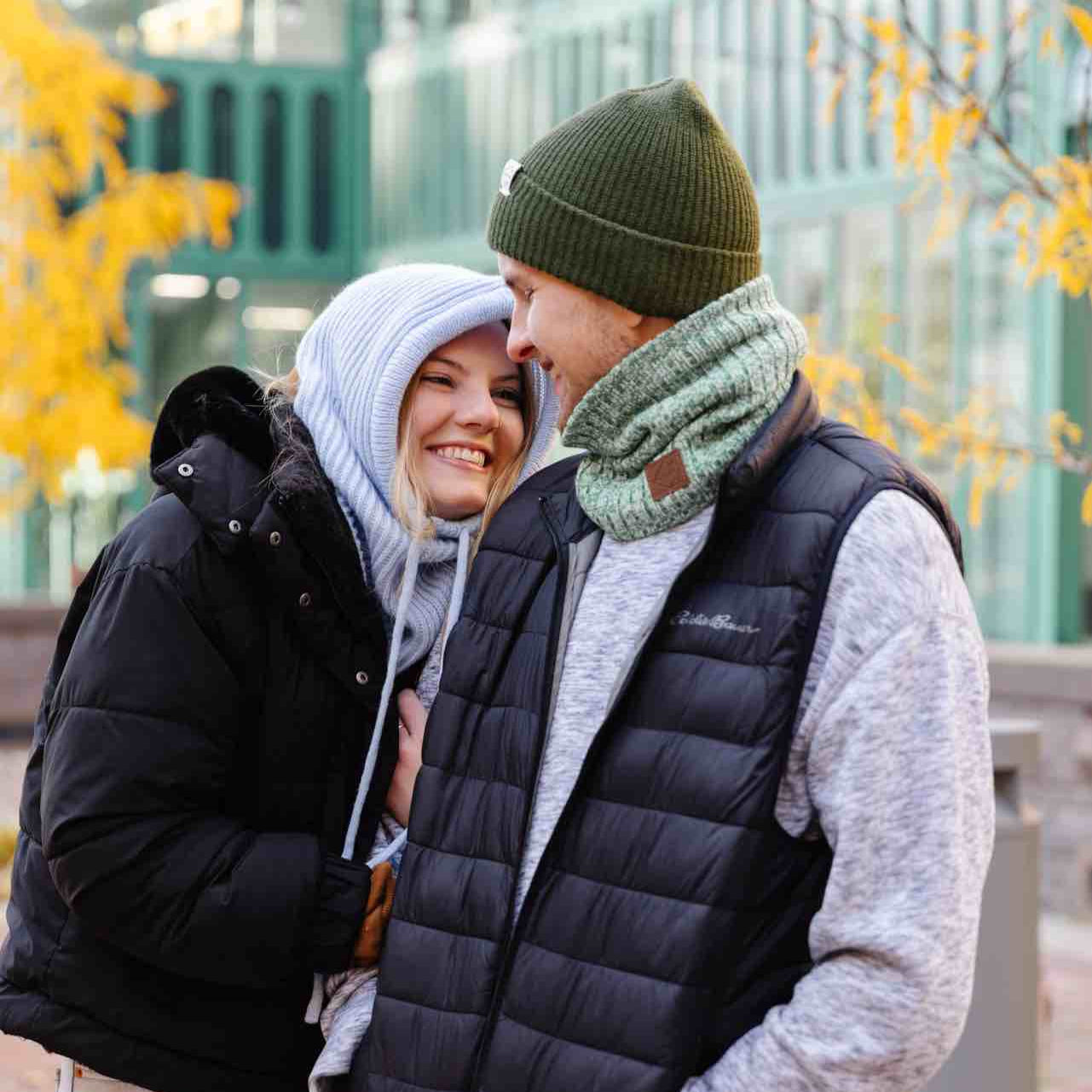 Marled Green Super-Soft Neck Warmer