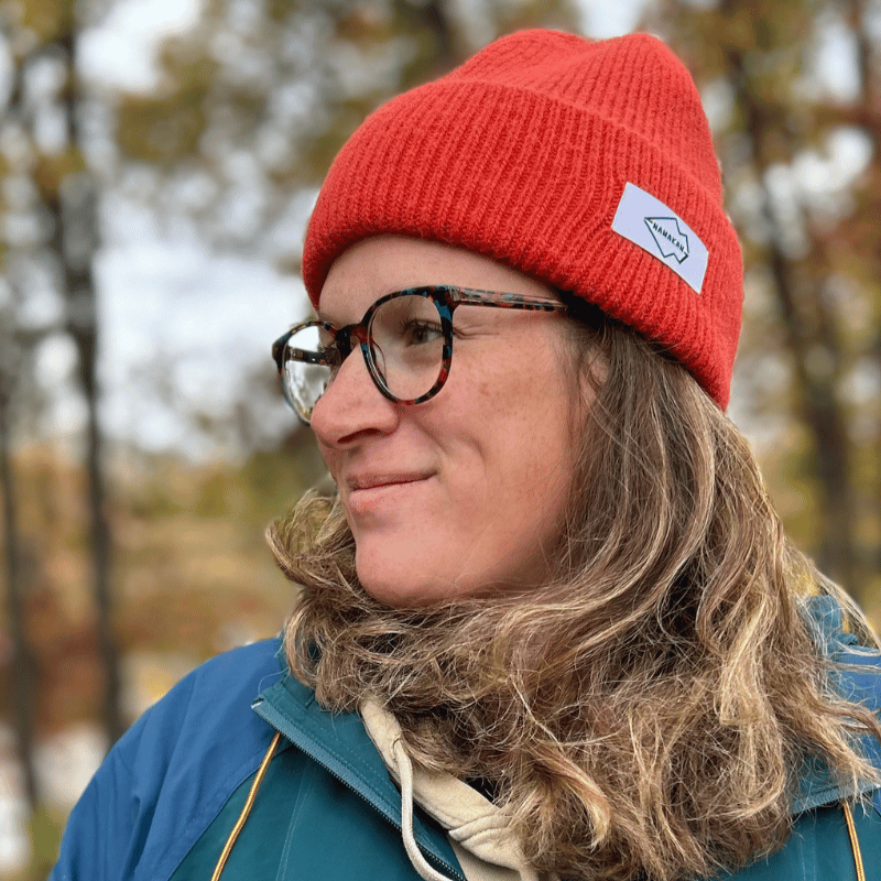 Poppy Angora Beanie Hat