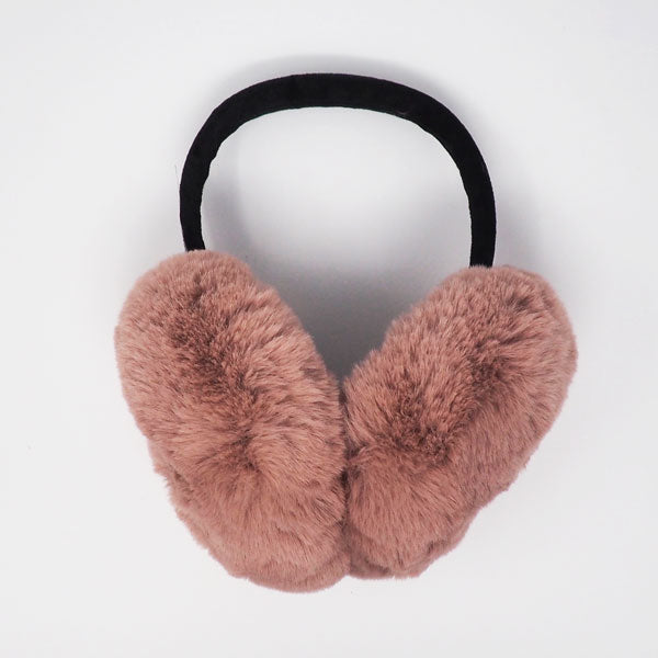 Rose Faux Fur Earmuffs