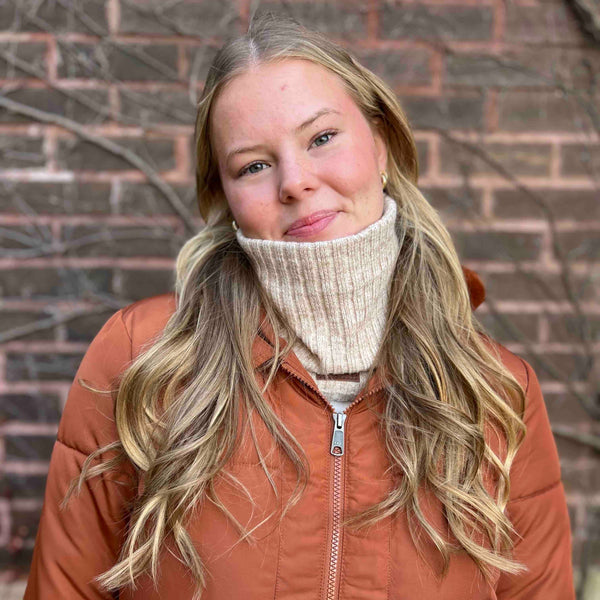 Super-Soft Neck Warmer in Oat – Namakan Goods