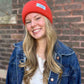 Poppy Angora Beanie Hat
