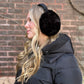 Black Faux Fur Earmuffs