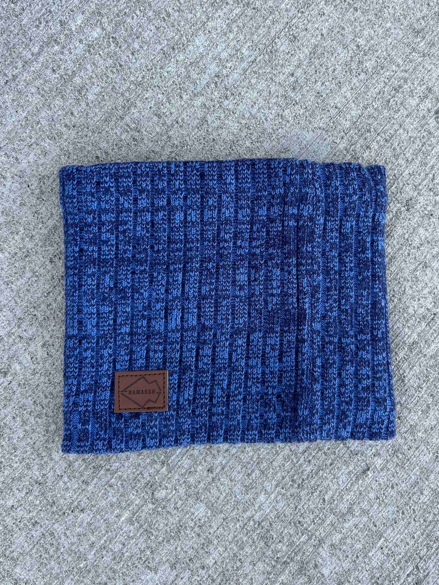 Marled Blue Super-Soft Neck Warmer