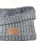 Gray Super-Soft Neck Warmer