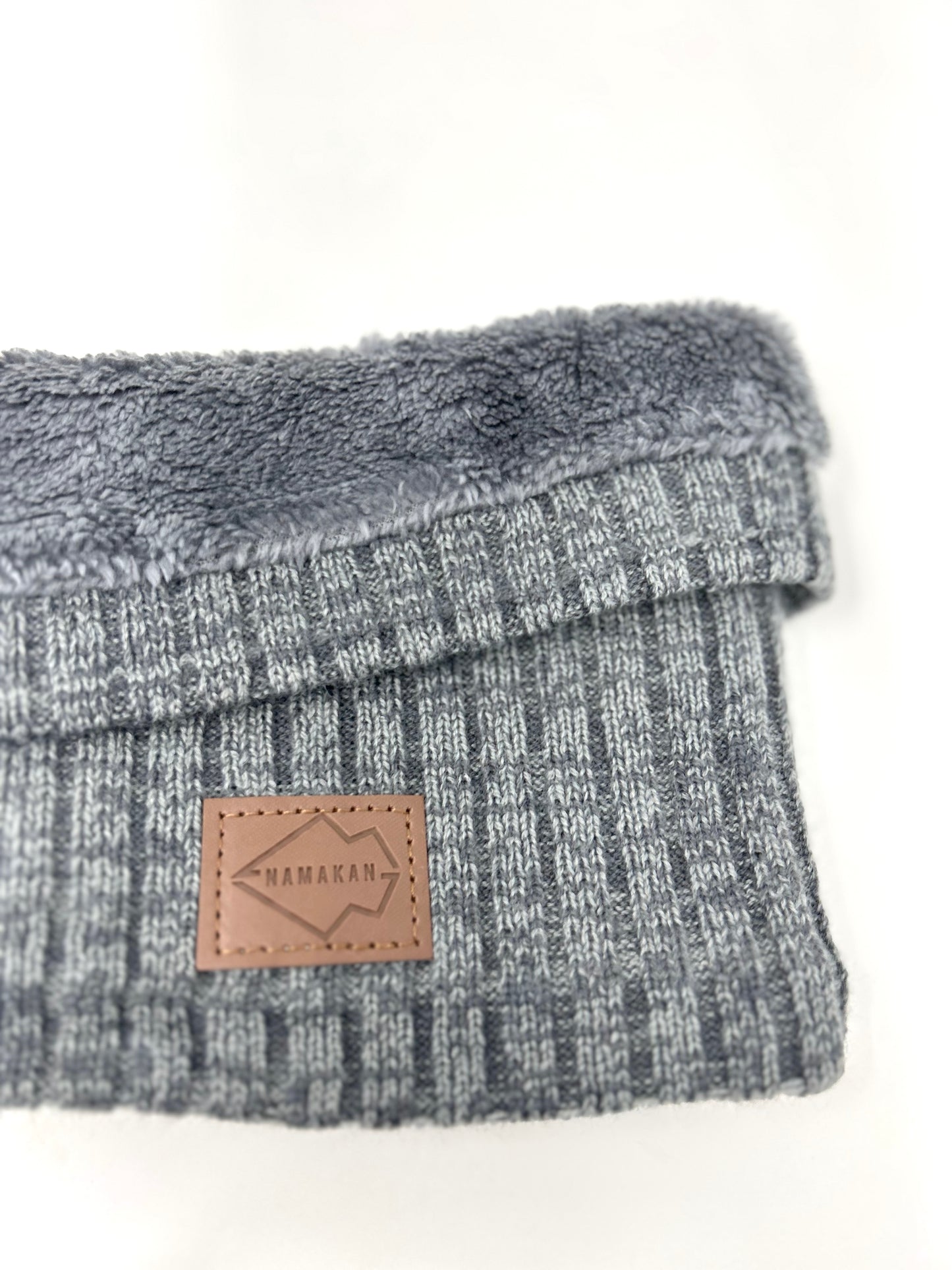 Gray Super-Soft Neck Warmer