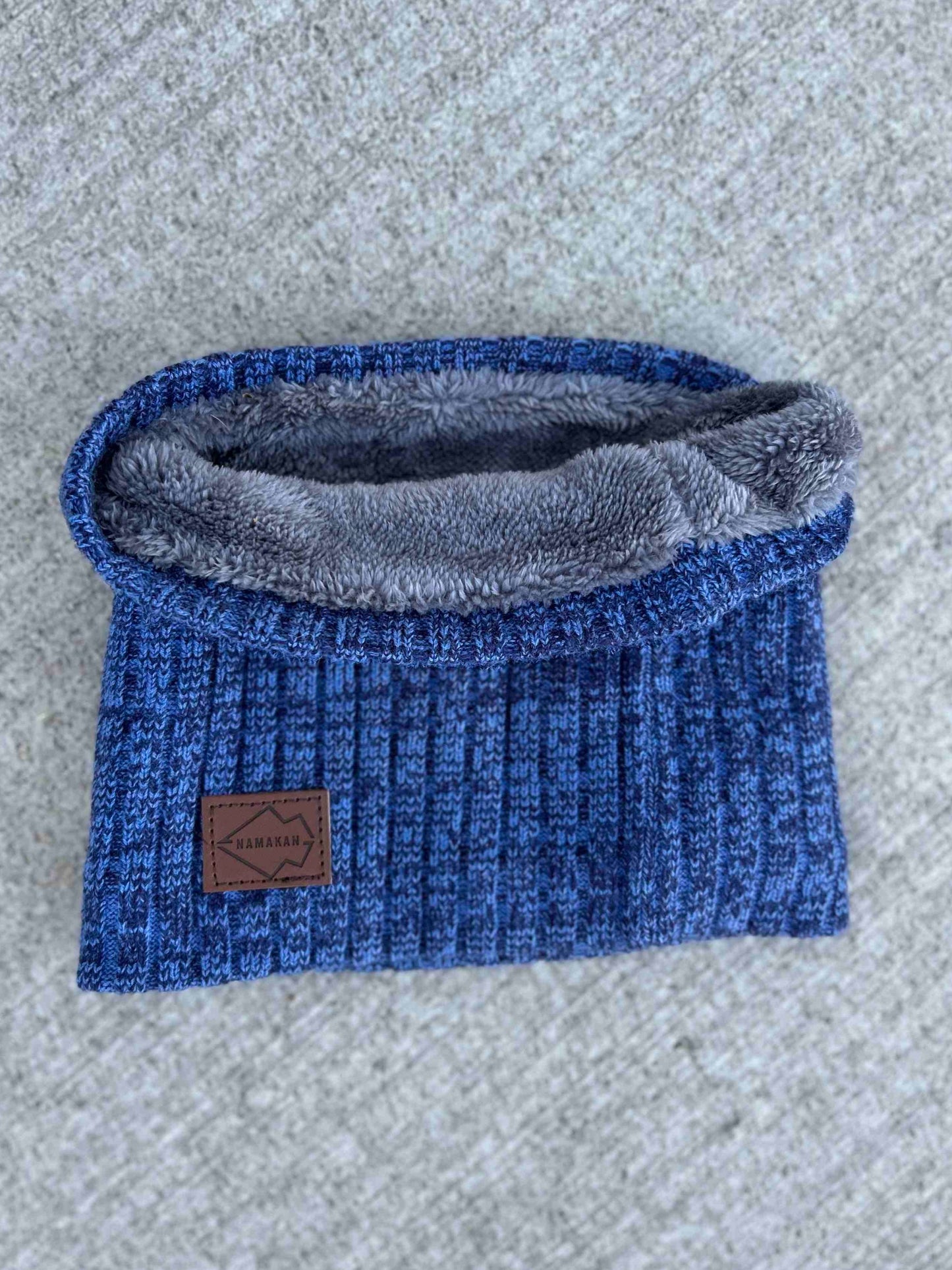 Marled Blue Super-Soft Neck Warmer