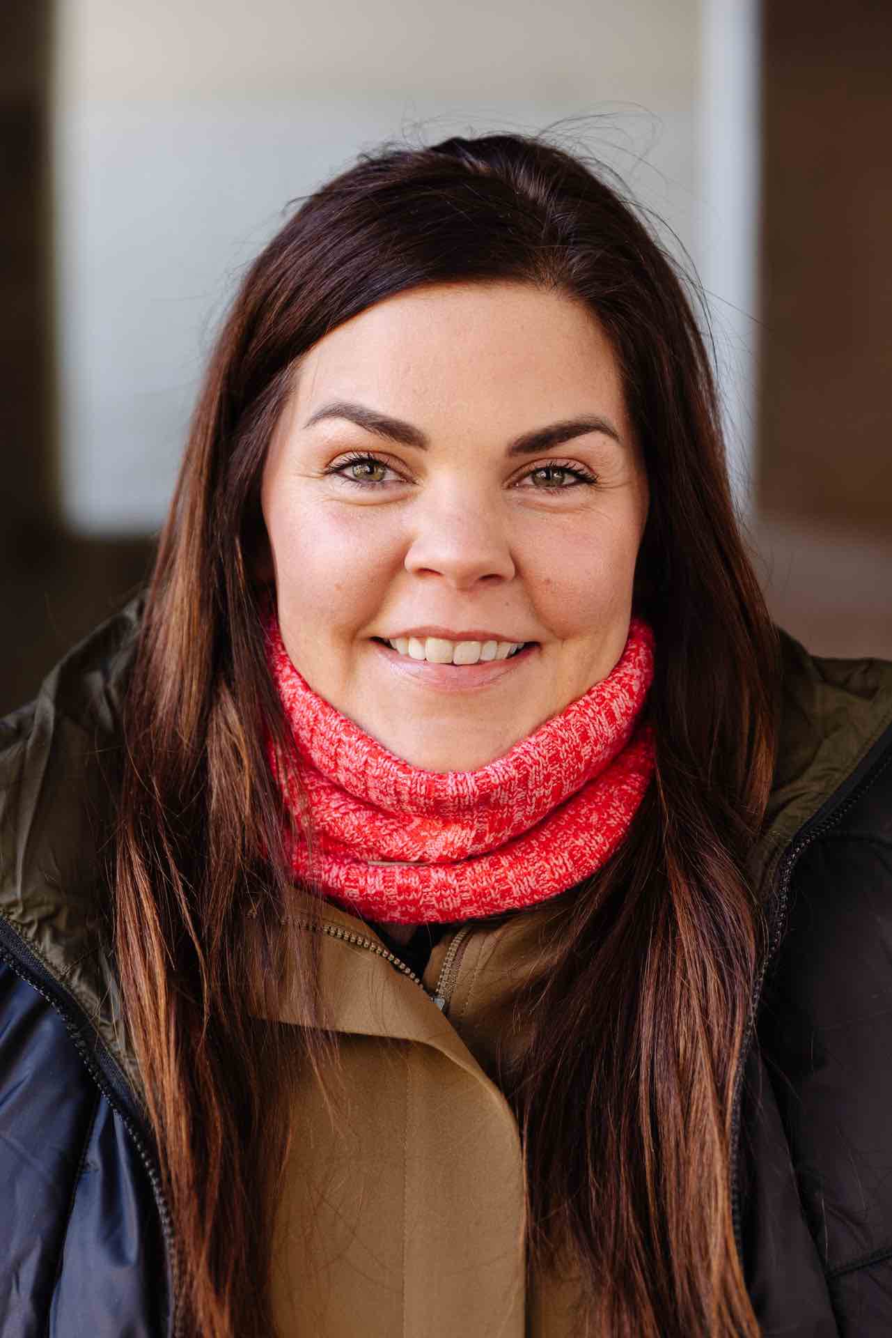 Marled Red Super-Soft Neck Warmer