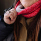 Marled Red Super-Soft Neck Warmer
