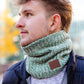 Marled Green Super-Soft Neck Warmer