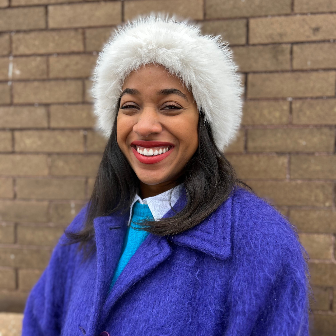 White Faux Fur Pillbox Hat