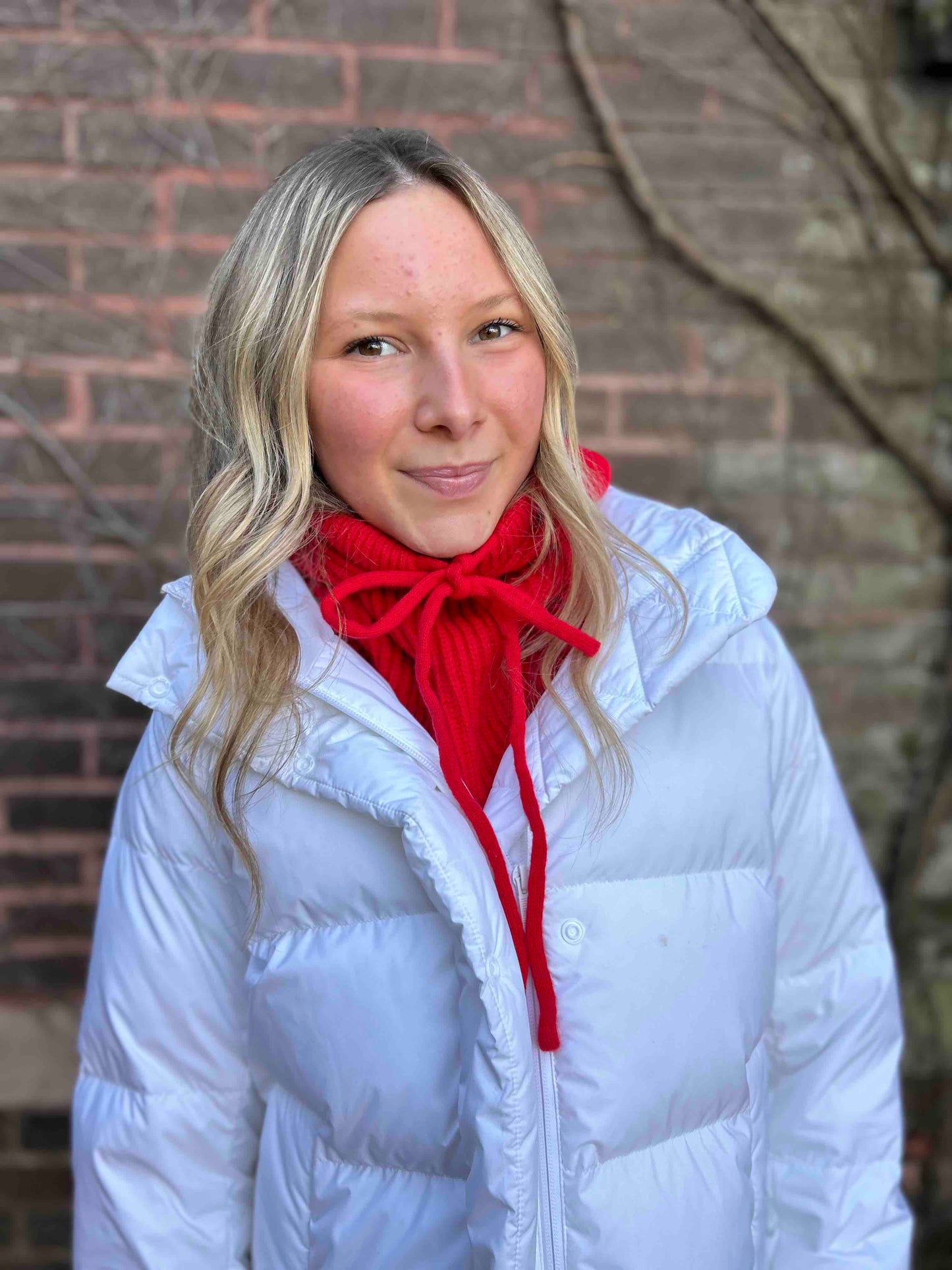 Red Knit Balaclava