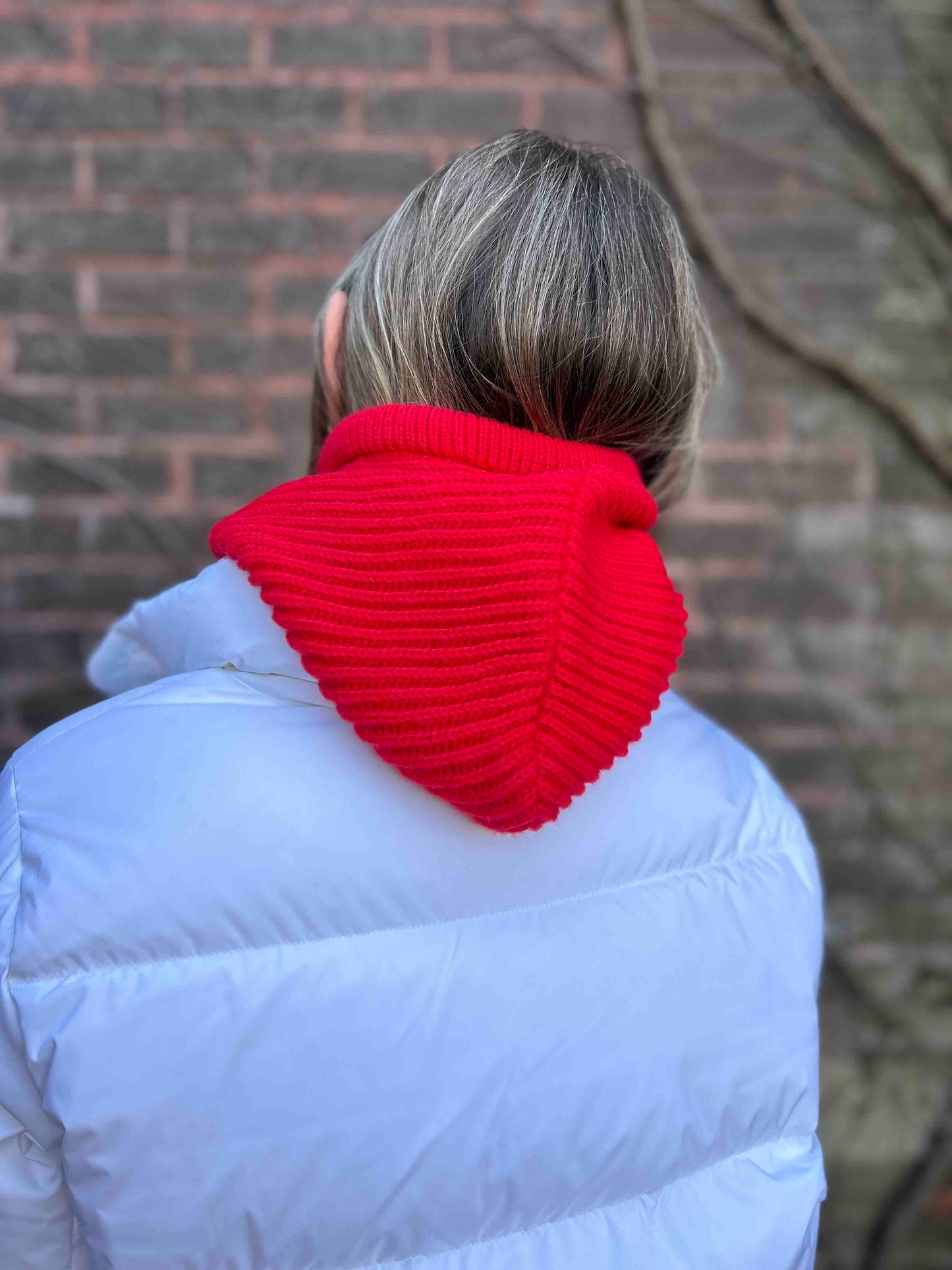 Red Knit Balaclava