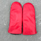 Red All-Leather Driving Mitten - LIMITED EDITION