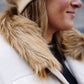 Blonde Coyote Faux Fur Ruff