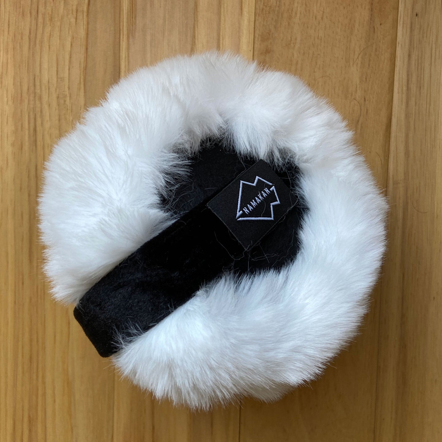 White Faux Fur Earmuffs